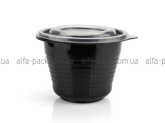 PP-117-750 BLACK (CONTAINER) WITH A LID