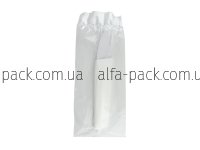 Set №02: plastic cutlery white (fork, knife, napkin)