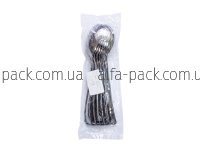 Set №105: plastic spoon metallic