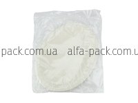 Set №111: paper plate white oval 260*200 mm