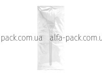 Set №181: plastic fork white thick