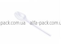 Ложка пластикова чайна біла