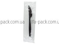 Set №261: plastic knife black thick