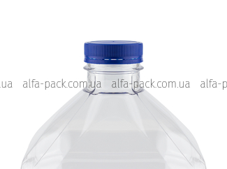 Пляшка 5 л прозора 48 мм горловина з пробкою