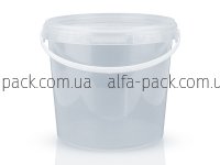 Відро кругле 5,5 л прозоре