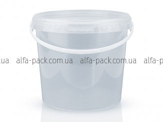 Відро кругле 5,5 л прозоре