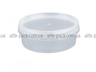 Round container 150 ml with lid