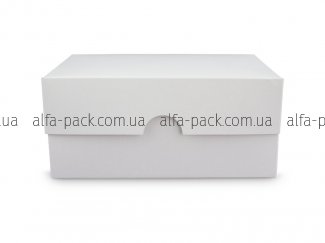 Коробка паперова біла