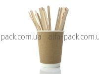 Wooden stirrer for drinks 176 mm