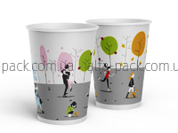 COLORED PAPER CUP 340 ML "Seasons"