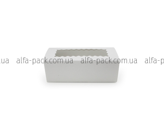 Коробка для макарун біла Mini