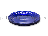 Тарілка 160 мм десертна склоподібна, блакитна