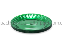 Тарілка 160 мм десертна склоподібна, зелена