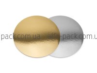 Підкладка золото/срібло кругла 190 мм