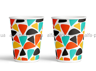 Coated color paper cup 270 ml "Gaudi"
