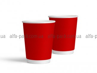 Ripple cup 270 ml (red) S-Wave