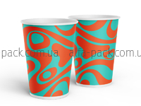 Coated COLOR PAPER CUP 340 ML "Fluid"