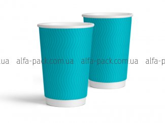 Ripple cup 340 ml (turquoise) S-Wave