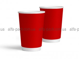 Ripple cup 340 ml (red) S-Wave
