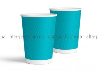 Ripple cup 440 ml (turquoise) S-Wave