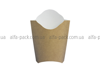 Упаковка для картоплі-фрі Midi Бура