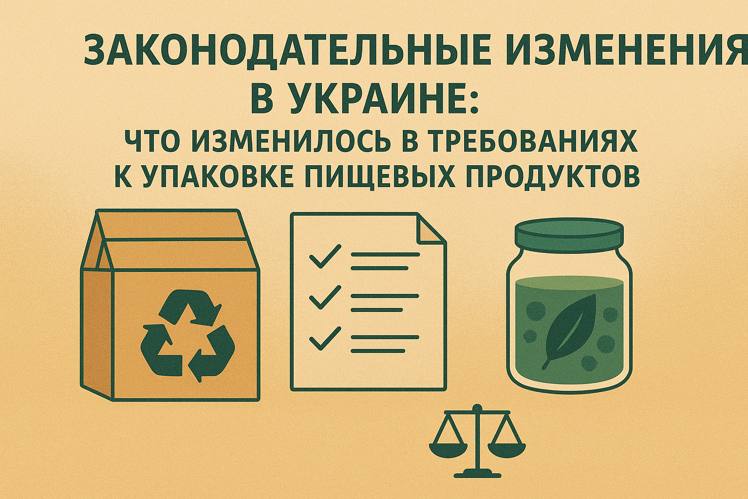Законодательные изменения в Украине: что изменилось в требованиях к упаковке пищевых продуктов