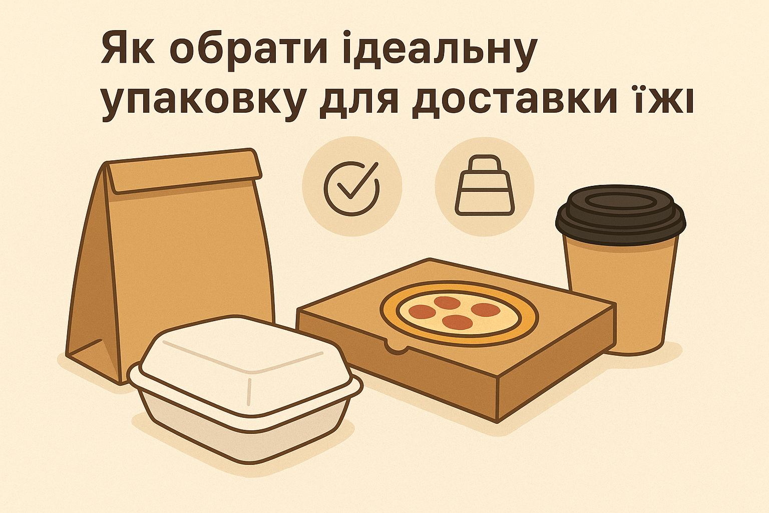 Як обрати ідеальну упаковку для доставки їжі